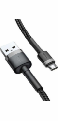 Kabel BASEUS USB Typ AM, Micro USB M, 0,2m, černý