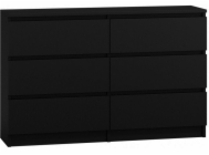 Topeshop M6 120 komoda černá