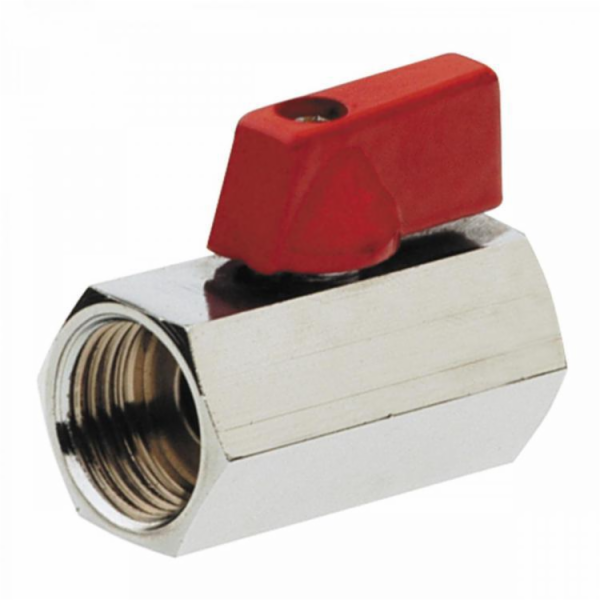 Vodní ventil, vnitřní závit 1/2", krátká rukojeť