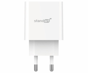 Nabíječka Standart GT-RJ334, USB, bílá