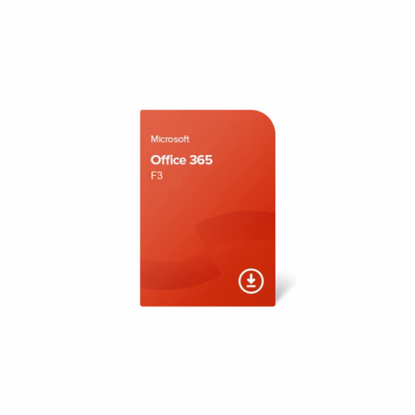 MICROSOFT Office 365 F3, 1rok, el. lic. CSP