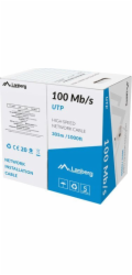 LANBERG LAN UTP KABEL 100MB/S 305M DRÁT CCA ŽLUTÝ