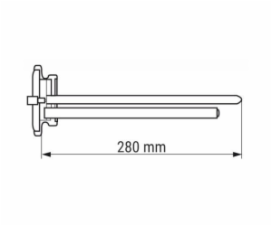Topné těleso GNALI BOCIA 403, 1,5 kW