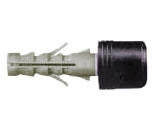 Dveřní zarážka Haushalt HTS09, 40 mm x 9 mm, pryžová, černá