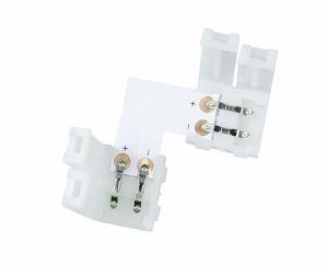 Konektor pro LED pásek LED-CON-L10, tvar L 10mm, nalisovací