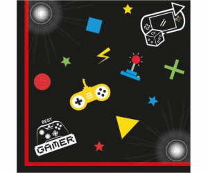 GoDan Gaming Party papírové ubrousky 33x33cm 20 ks