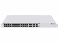 MikroTik Cloud Router Switch CRS326-4C+20G+2Q+RM 650MHz, 2x 40 Gbps QSFP+, 20x 2,5 Gbps LAN, 4x Combo, L6, 2x PSU,1U
