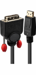 Lindy DisplayPort – kabel DVI-D 2m černý (41491)