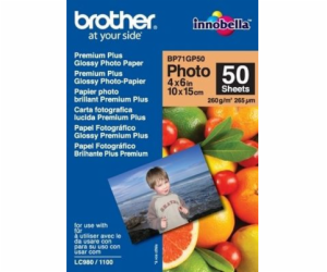 Fotopapír Brother pro tiskárnu A6 (BP71GP50)