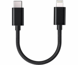 FiiO USB-C - Lightning USB kabel 0,1 m černý