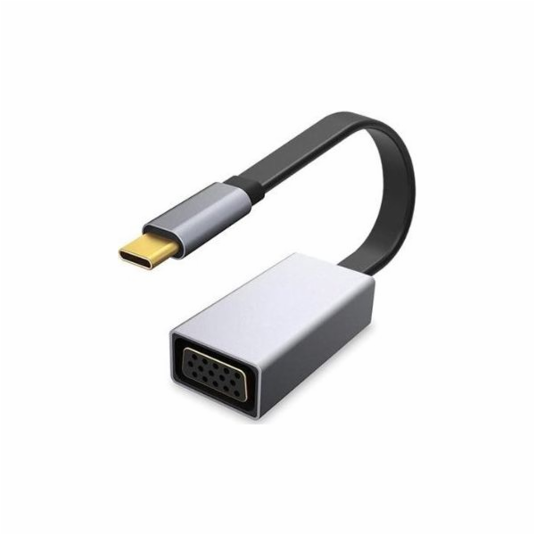 Platinet USB-C – VGA USB adaptér stříbrný (PMMA9089)