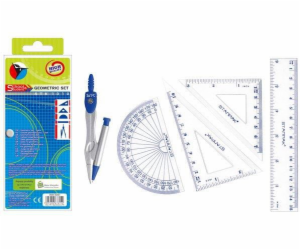 Starpak Metal kompasy + geometrická sada pouzdro STK-1019...