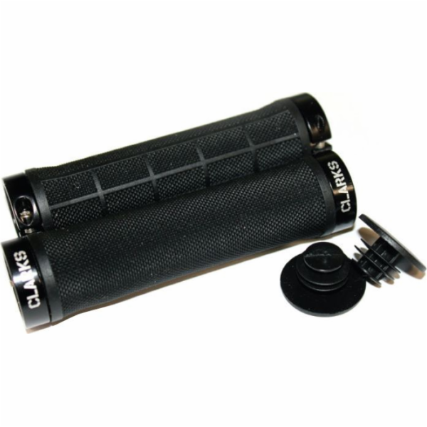 Clarks CLARK S CL-G309 LOCK-ON rukojeti řídítek, černé př...