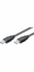 MicroConnect USB kabel USB-A – USB-A 2 m černý (USB3.0AA2B)