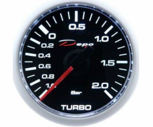 DRacing_F DEPO CLOCK CSM 52mm - TURBO MECHANICKÉ -1 až 2 BAR