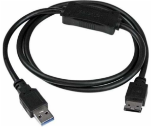 StarTech USB-A - eSATA USB kabel 1 m černý (USB3S2ESATA3)