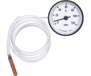 Domer teploměr s bílou kapilárou, kotouč 63mm (5720)