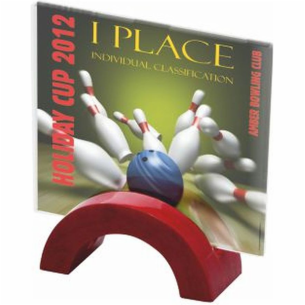 Trofej Victoria Sport Glass s barevným potiskem LuxorJet,...