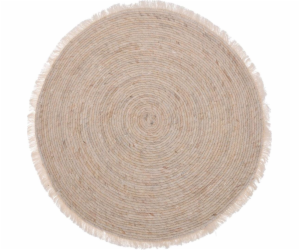 H&S Decoration Kulatý jutový koberec s třásněmi 80 cm