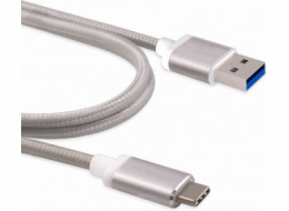 Innergie USB-A - USB-C USB kabel 1 m stříbrný (3082186500)