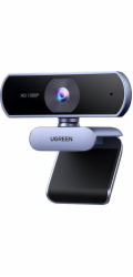 Webová kamera Ugreen 15728 USB webová kamera s mikrofonem (stříbrná)