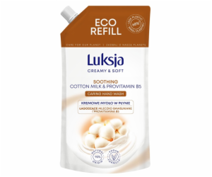 Tekuté mýdlo LUKSJA COTTON MILK & B5, doplněk, 400 ml