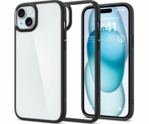 Spigen Crystal Hybrid, matná černá - iPhone 15 Plus