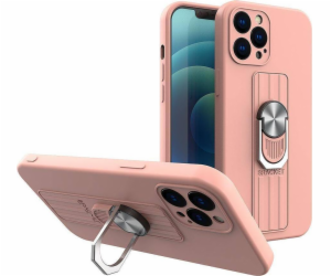 Silikonové pouzdro Hurtel ETUI Ring Case s kroužkem na pr...
