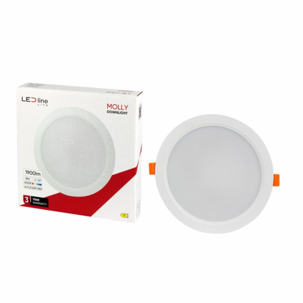 Vestavné svítidlo LED Line MOLLY, 18W, 4000°K, LED