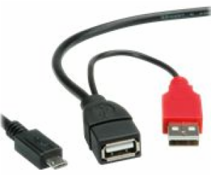 Roline USB kabel 1 m černý (19/08/1009)