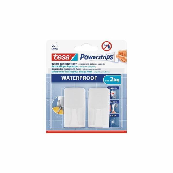 Háčky Power Strips, voděodolné, 2 ks.