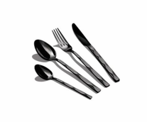 Sada příborů 24 ks Matte Black Collection BH-3074