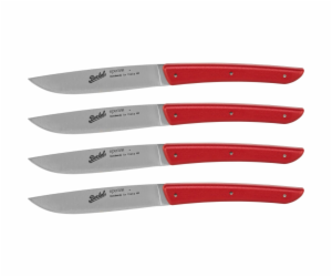 Berkel steak knife set 4-pcs. Color red