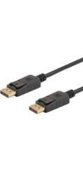 Savio CL-136 DisplayPort kabel 2 m Černá