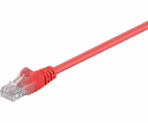 Goobay U/UTP propojovací kabel kat. 5e CCA červený 3m (68...