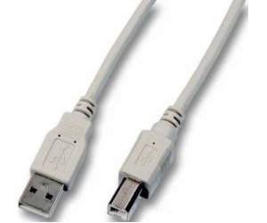 EFB USB kabel USB-A - USB-B 1,8 m šedý (K5255.1,8)