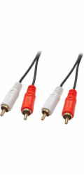 Lindy RCA (Cinch) x2 - RCA (Cinch) x2 kabel 3m černý (35662)