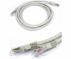 Patch kabel NetRack cat.6 RJ45 0,5 MB litý šedý (BZPAT0P56)