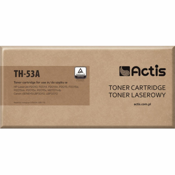 Náhradní toner Actis TH-53A černý 53A (TH-53A)