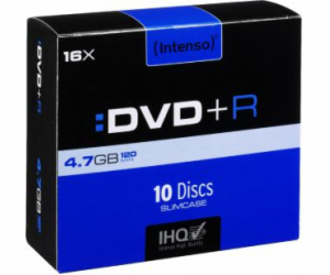 Intenso DVD+R 4,7 GB 16x 10 kusů (4111652)