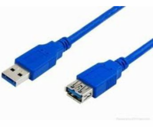 MediaRange USB-A – USB-A kabel USB 3 m modrý (MRCS145)