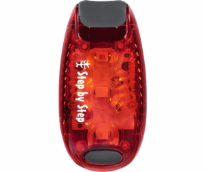 Krok za krokem Červená LED lampa