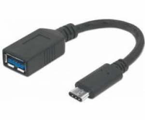 Manhattan USB-C – USB adaptér černý (355285)