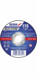 Dedra Disc 115x1.0x22.2mm pro řezání nerezové oceli Inox - F13311