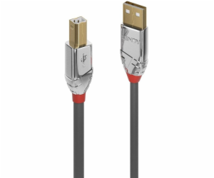 Lindy USB-A - USB-B USB kabel 1 m šedý (36641)