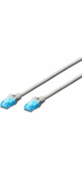 Digitus patchcord UTP, CAT.5E, šedý, 2,5 m (DK-1512-025)