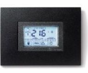 Finder Elektronický termostat černý, vestavěný, týdenní p...