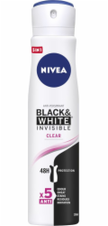 Nivea Deodorant INVISIBLE CLEAR dámský sprej 250ml