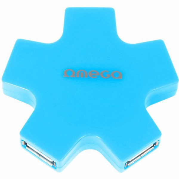 Omega USB HUB 4x USB-A 2.0 (OUH24SBL)