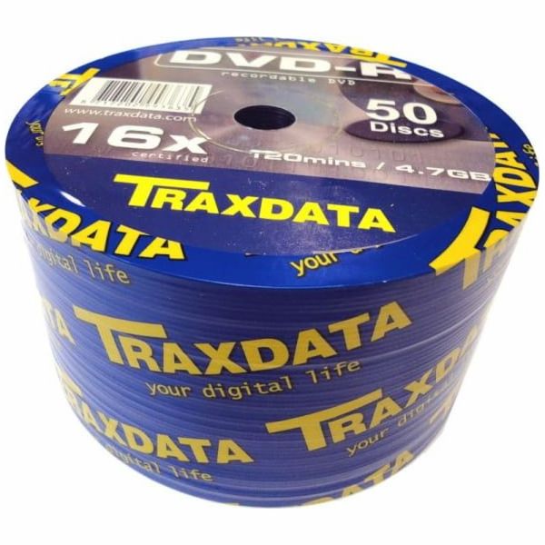 Traxdata DVD-R 4,7 GB 16x 50 kusů (TRD50S-)